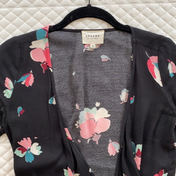 Sezane — floral wrap dress - Picture 3 of 7